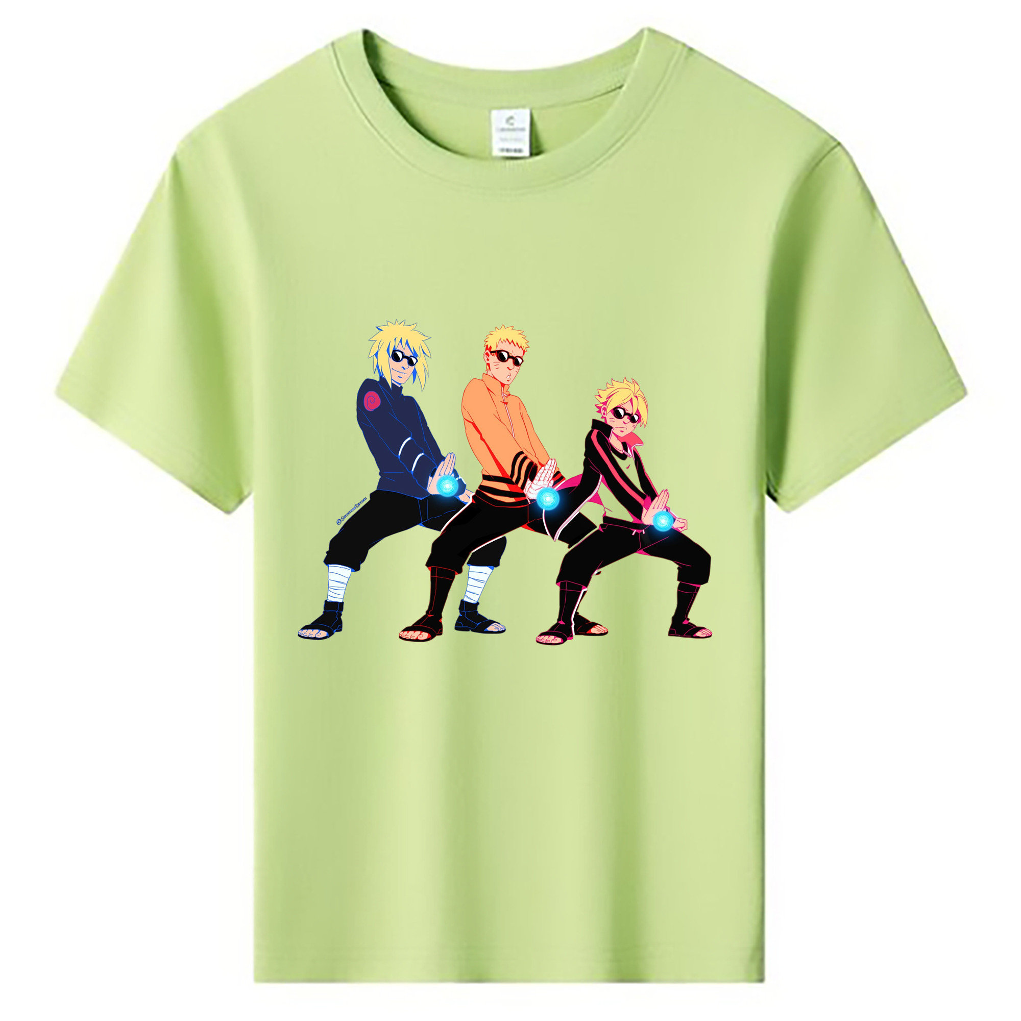 （画像用） NARUTO -ナルト- うずまき ナルト Uzumaki Naruto 綿100％キッズTシャツ（フロントプリント）
